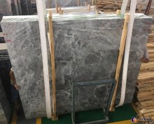 silver grey marble